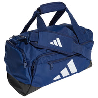 adidas Tra Def Duffle XS - Bolsa de viaje XS (azul oscuro/blanco)