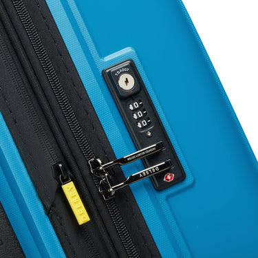 Delsey Paris Lutece SE - 4-Rollen-Trolley M 68 cm erw. (pfauenblau) - Ansicht 4
