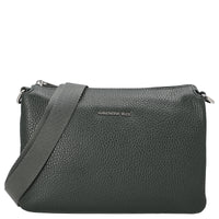 Mandarina Duck Mellow Leather Pochette - Bolso bandolera 23 cm (pine green)