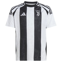 adidas Juventus Turin Fußball - Jr. Heimtrikot 24/25 (white/black, 176) - Markenkoffer