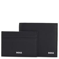 BOSS Men GB Geschenkset - Geldbörse, Kartenetui und Schlüsselanhänger 11 cm (black)