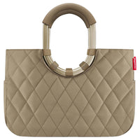 reisenthel loopshopper M - Shopper 40 cm (frame rhombus olive)