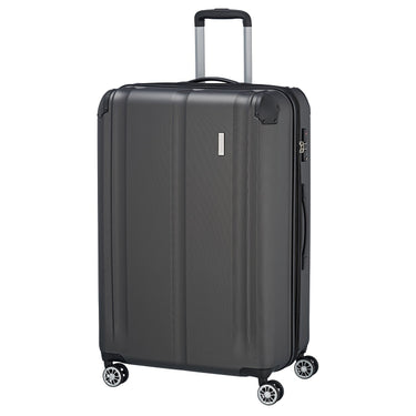 Travelite City - Maleta de 4 ruedas grande L 77 cm (color: antracita)