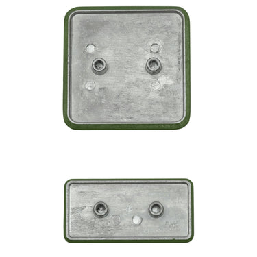 Stratic BUZZ - Ersatz-Logoplatten-Set Vorder- und Rückseite (green) - Ansicht 2