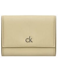 Calvin Klein RE-Lock Medium Trifold - Cartera de Gel 3cc 13 cm (color: negro)