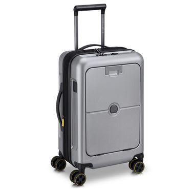 Delsey Paris Turenne 2.0 - 4-Rollen-Kabinentrolley mit Vortasche 55 cm USB erw. (silber) - Ansicht 2