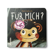 Affenzahn Pappbilder Buch von Martin Baltscheit 17 cm - Buch (Für mich Affe) - Markenkoffer