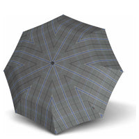 Knirps T.200 M Duomatic - Taschenschirm Regenschirm (check grey)
