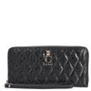 Guess Tamara SLG Zip Around Wallet L - Cartera 12cc 20 cm (black)