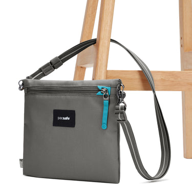 pacsafe GO Crossbody Pouch - Umhängetasche 24 cm (stone) - Ansicht 6