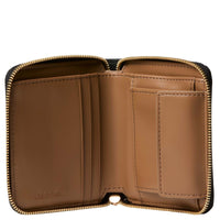 Calvin Klein Foil Logo Square Zip - Cartera 5 ranuras para tarjetas 10,5 cm (key largo)