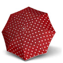 Knirps T.200 M Duomatic - Taschenschirm Regenschirm (dot art red)