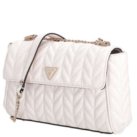 Guess Stacey - Shoulder Bag 25 cm (off white)