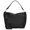 abro Ebony - Bolso tipo saco 38 cm (negro/oro)