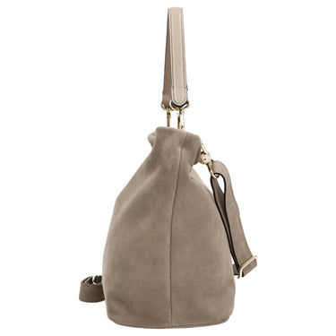 abro Ebony Suede - Beuteltasche 28 cm (siena) - Ansicht 3
