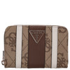 Guess Laurel II SLG Medium Zip - Cartera 4 tarjetas 14 cm (logo carbón)