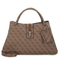 Guess Yvonne Logo Carryall - Henkeltasche 40 cm (latte logo)