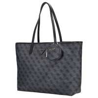 Guess Adrian Logo Large Tote - Bolso shopper L 48 cm (coal logo)