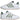 adidas Grand Court 2.0 Sneaker - Schuh Men (ftwr white/silver green/collegiate green, 44) - Markenkoffer