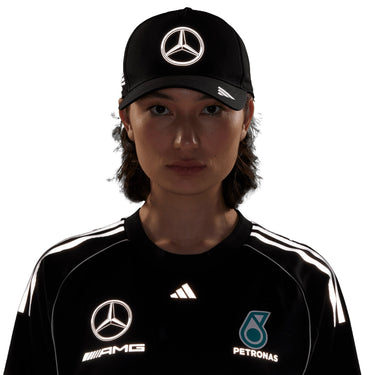 adidas Mercedes AMG - Trucker Cap (black/reflective silver) - Markenkoffer