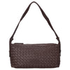 Les Visionnaires Marie Baguette Weave Silky - Bolso de hombro 38.5 cm (cafe)