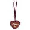 Aigner Fashion Anhänger - Colgante corazón de pan de jengibre 8 cm (burgundy)