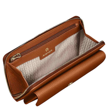 Aigner Fashion - Handytasche/Geldbörse 6cc 20 cm (cognac brown) - Markenkoffer