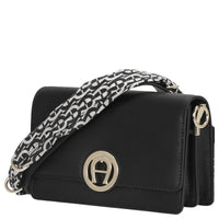 Aigner Livia - Umhängetasche + Tuch 20 cm S (black) - Markenkoffer