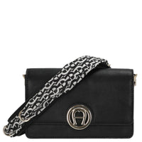 Aigner Livia - Umhängetasche + Tuch 20 cm S (black) - Markenkoffer