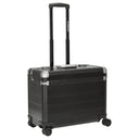 Alumaxx Pandora 42 - 4 - Rollen - Businesstrolley 47 cm (schwarz matt) - Markenkoffer