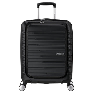 American Tourister Flashline - 4 - Rollen - Kabinentrolley mit Vortasche 15.6" 55 cm (schwarz) - Markenkoffer