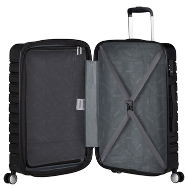 American Tourister Flashline - 4 - Rollen - Trolley 67 cm erw. (schwarz) - Markenkoffer
