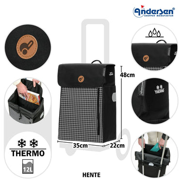 Andersen Scala Shopper Plus Hente - Trolley 103 cm (black) - Ansicht 3