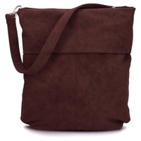 zwei Mademoiselle M12 - Schultertasche 32 cm (nubuk-bordeaux) - Ansicht 4