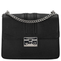 Seidenfelt Roros - Shoulder Bag 21 cm (black/silver)