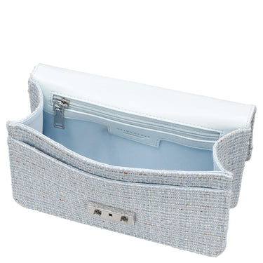 Seidenfelt Roros East-West Tweed - Umhängetasche 23 cm (sea blue tweed) - Ansicht 6