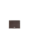 Lacoste FG - Kreditkartenetui Leder 6 cc 11 cm (coffee bean)