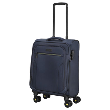 D&N Travel Line 9704 - Maleta de cabina 4 ruedas S 55 cm (azul oscuro)
