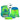 Step by Step Space NEON - Set de mochila escolar 5 piezas (Race Car Chuck)