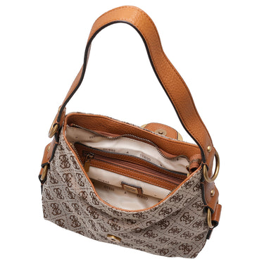 Guess Camden Mini - Schultertasche 24 cm (latte logo/cognac) - Ansicht 6