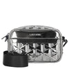 Lacoste The Blend - Bolso bandolera 19 cm (silber schwarz)