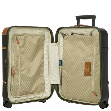 Brics Bellagio - 4 - Rollen - Kabinentrolley 55 cm recycelt (olive) - Markenkoffer