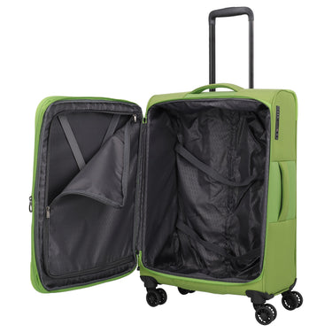 Travelite Corsiica - 4-Rollen-Trolley M 67 cm erw. (fresh green) - Ansicht 9
