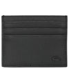 Lacoste Hombre Classic - Tarjetero para 6 tarjetas 12,5 cm (negro)