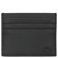 Lacoste Hombre Classic - Tarjetero para 6 tarjetas 12,5 cm (negro)
