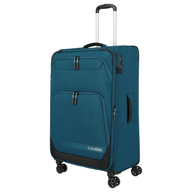 Travelite Kick Off - 4-Rollen-Trolley L 78 cm erw. (petrol)