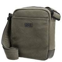 BOSS Men Eryk NS Zip - Bolso bandolera 19 cm (bright green)