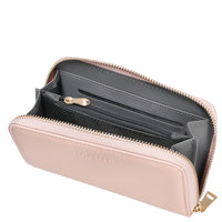 Seidenfelt Ebba - Monedero 4cc 15 cm (impresión croco crema)