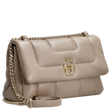 BOSS Women's B Icon - Schultertasche M 24.5 cm (light beige) - Markenkoffer