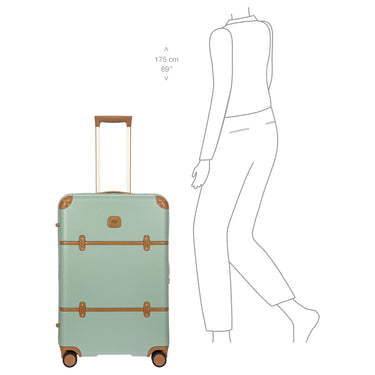 Brics Bellagio - 4 - Rollen - Trolley 70.5 cm erw. (eucalyptus) - Markenkoffer